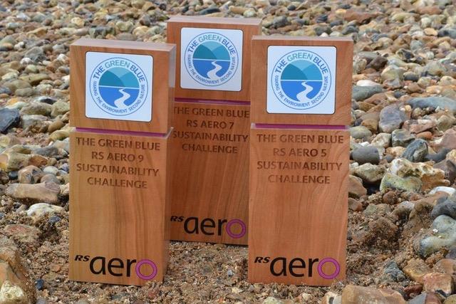 RS Aero Sustainability Challenge trophies photo copyright RS Aero UK Class Association taken at Papercourt Sailing Club and featuring the RS Aero 7 class