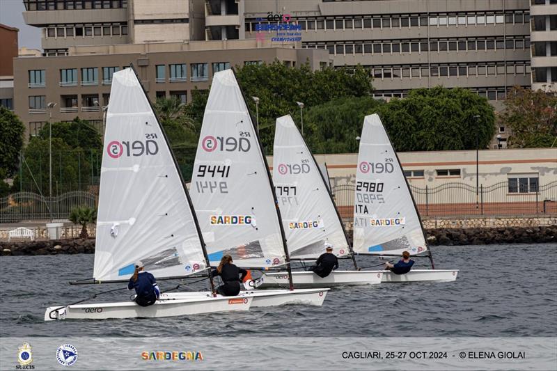 European Team Race Youth RS Aero Championships in Cagliari - Day 1 photo copyright Elena Giolai taken at  and featuring the RS Aero 5 class