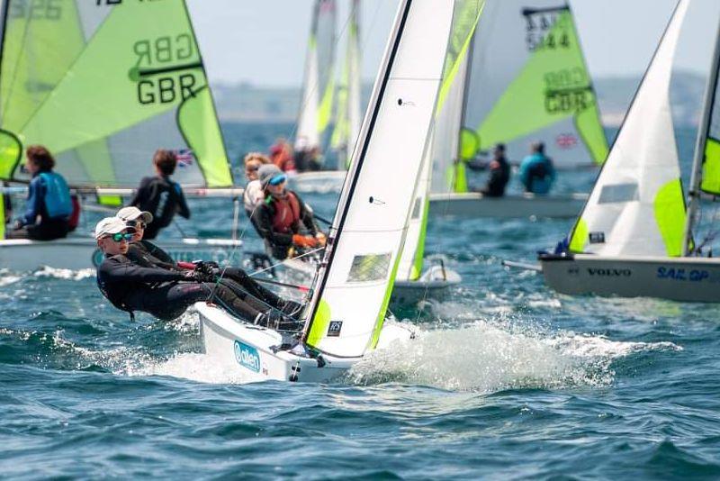 Ben Greenhalgh and Tom Sinfield win the Rooster RS Feva UK National Championships at Pwllheli - photo © Dave Wood