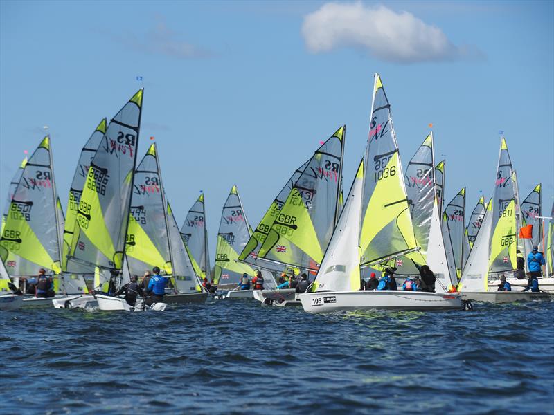 RS Feva Inlands and GP5 at Draycote Water - photo © Phil Rydin-Orwin