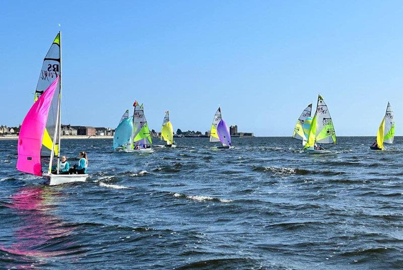 Scottish RS Feva race training at Royal Tay photo copyright Jon Ewer taken at Royal Tay Yacht Club and featuring the RS Feva class