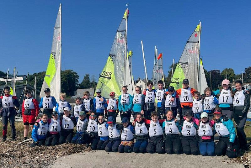 Scottish RS Feva race training at Royal Tay photo copyright Jon Ewer taken at Royal Tay Yacht Club and featuring the RS Feva class