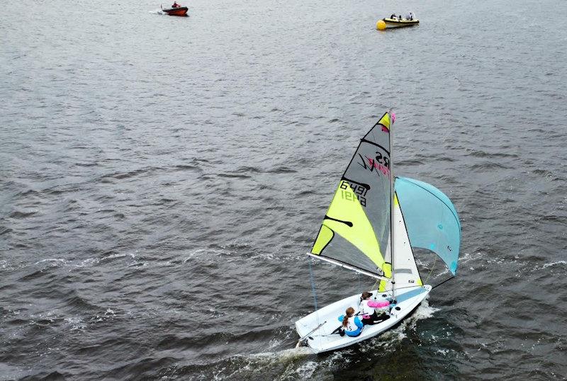 Scottish RS Feva race training at Royal Tay photo copyright Jon Ewer taken at Royal Tay Yacht Club and featuring the RS Feva class