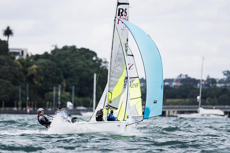 Day 1 - SailGP Inspire- RS Feva - Royal Akarana YC - Jan 17, 2025 - photo © Justin Mitchell