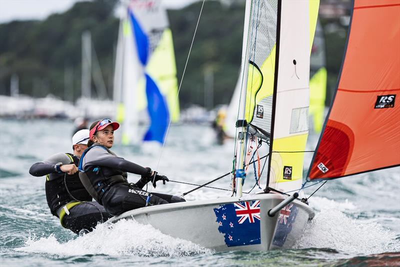 Day 1 - SailGP Inspire- RS Feva - Royal Akarana YC - Jan 17, 2025 - photo © Justin Mitchell