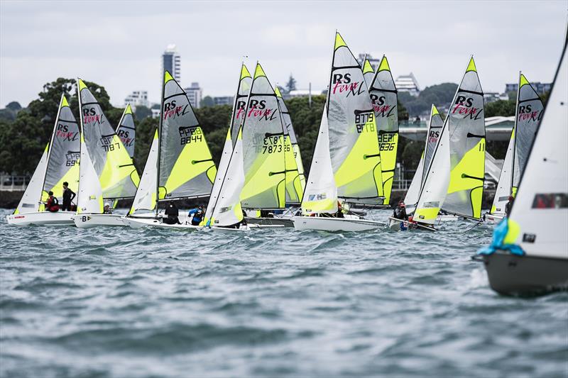 Day 1 - SailGP Inspire- RS Feva - Royal Akarana YC - Jan 17, 2025 - photo © Justin Mitchell