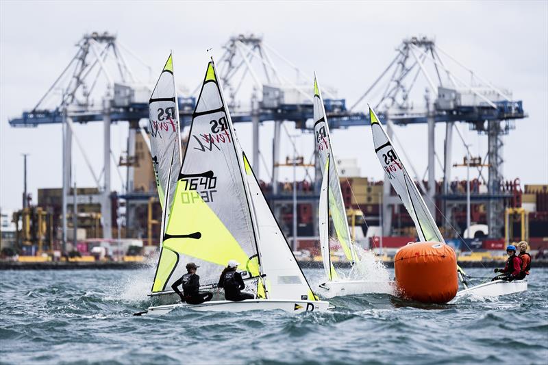 Day 1 - SailGP Inspire- RS Feva - Royal Akarana YC - Jan 17, 2025 - photo © Justin Mitchell