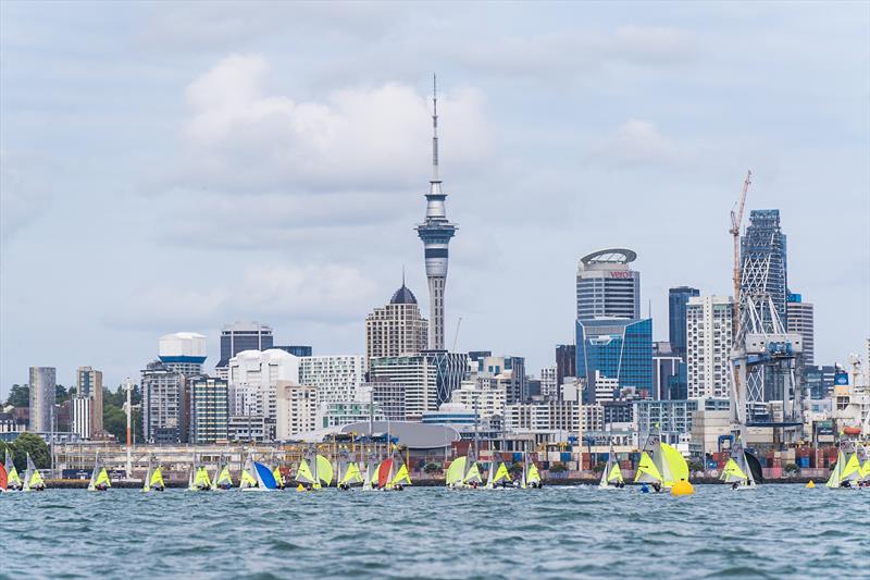 Day 2 - SailGP Inspire- RS Feva - Royal Akarana YC - Jan 18, 2025 - photo © Justin Mitchell www.justinmitchell.co.nz - Instagram: @jl_mitchell_