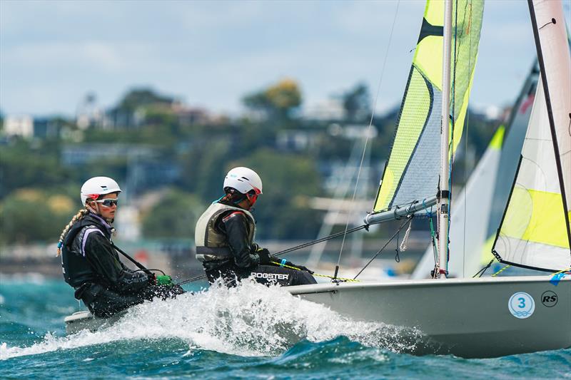 Day 4 - Final Day Races 9-11 - SailGP Inspire- RS Feva - Royal Akarana YC - Jan 19, 2025 - photo © Justin Mitchell www.justinmitchell.co.nz - Instagram: @jl_mitchell_