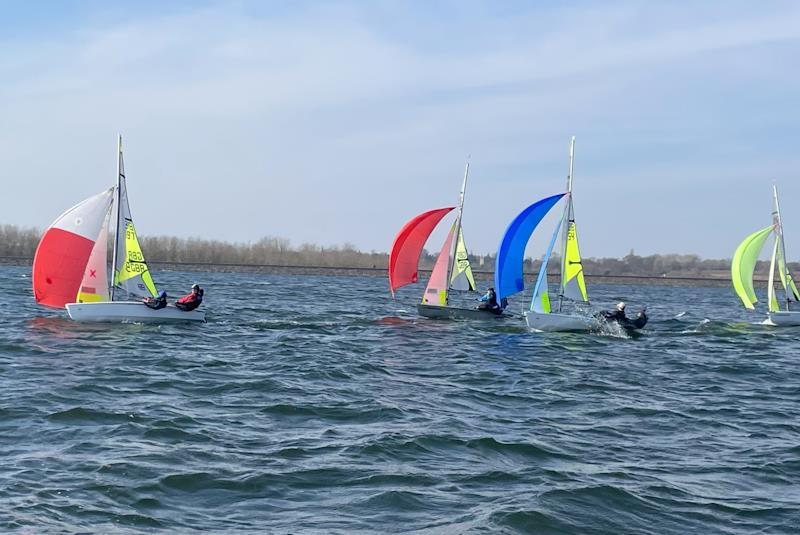 RS Feva Class National Open Training Coached Regatta at Draycote Water photo copyright Duncan West taken at Draycote Water Sailing Club and featuring the RS Feva class