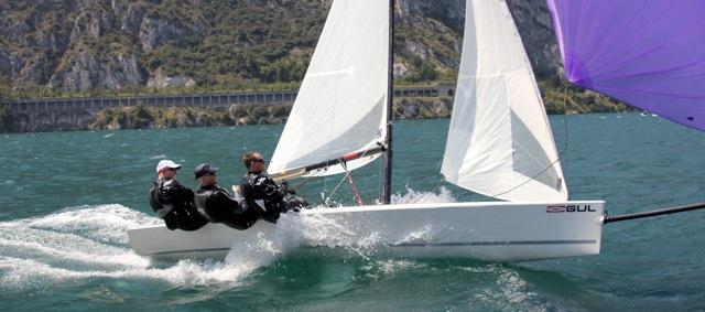 K6 Eurocup at Riva del Garda day 2 photo copyright Elena Giolai / Fraglia Vela Riva taken at  and featuring the K6 class