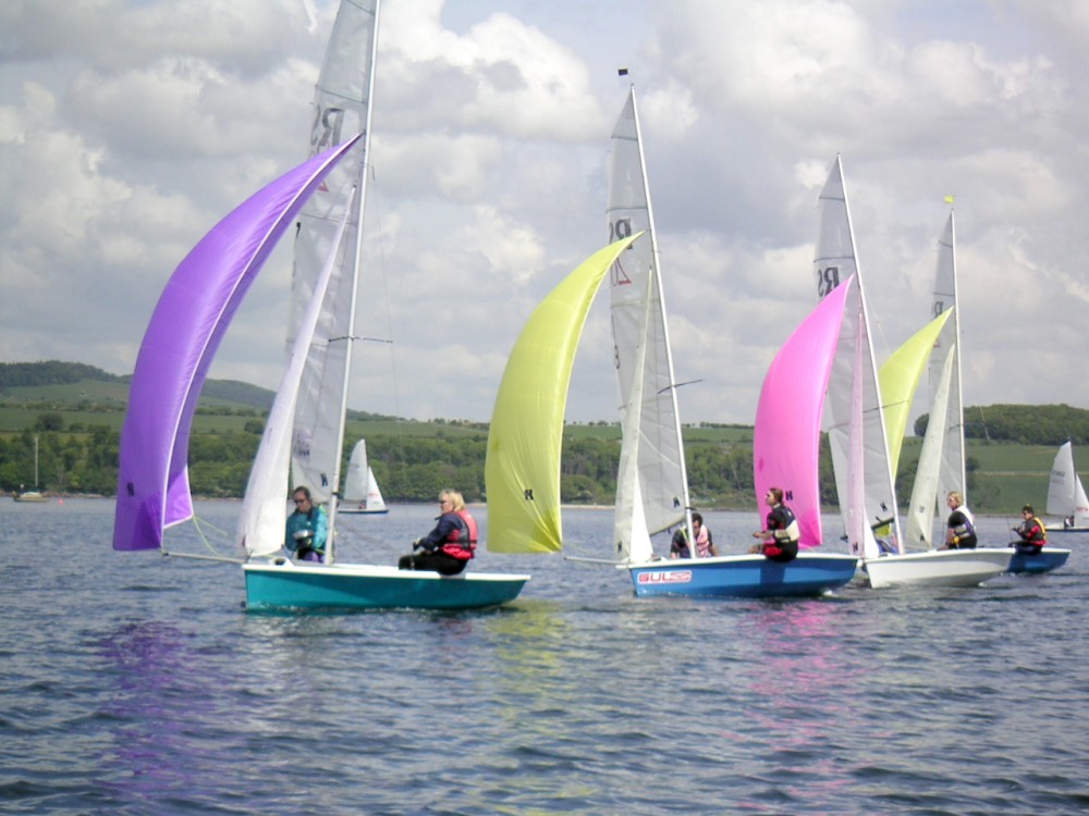 The RS200 fleet at the Dalgety Bay Annual Regatta photo copyright James Allan taken at Dalgety Bay Sailing Club and featuring the  class