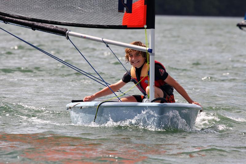 Junior sailors at the Teign Dinghy Regatta photo copyright Heather Davies taken at Teign Corinthian Yacht Club and featuring the RS Tera class