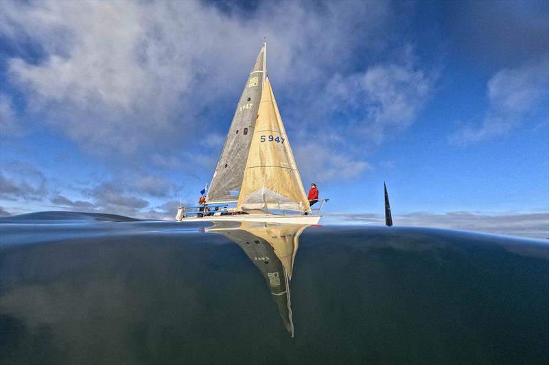 Espresso - looking more like a flat white in no wind - Australian Women's Keelboat Regatta 2024 photo copyright Andrea Francolini taken at Royal Melbourne Yacht Squadron and featuring the S80 class