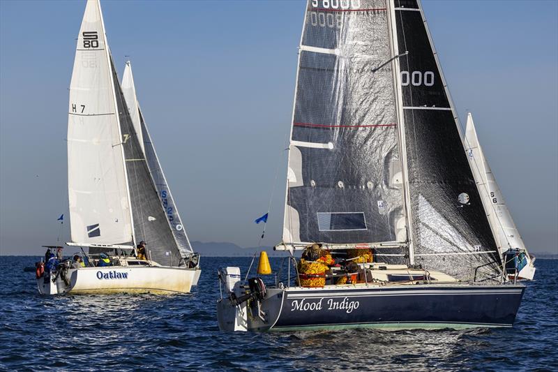 S80 top two Outlaw and Mood Indigo - Australian Women's Keelboat Regatta 2024 - photo © Andrea Francolini