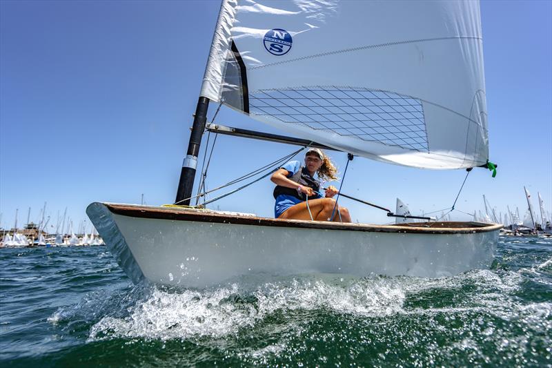 2024 INSA Junior Sabot Nationals at San Diego Yacht Club Day 2 photo copyright Simone Staff taken at San Diego Yacht Club and featuring the Sabot class