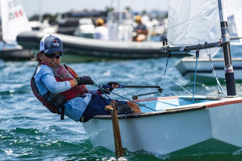 2024 INSA Junior Sabot Nationals at San Diego Yacht Club photo copyright Simone Staff taken at San Diego Yacht Club and featuring the Sabot class