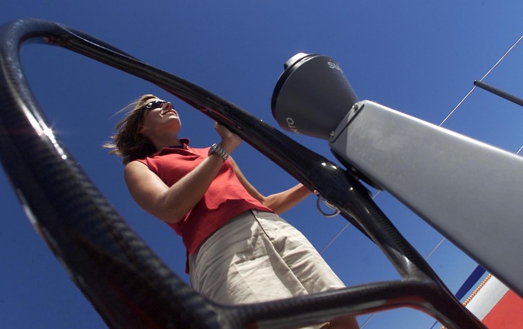 Last previous all-woman Volvo Ocean Race crew, Amer Sports Too skipper Lisa McDonald 2001-02 Volvo Ocean Race - photo © Carlo Borlenghi / www.carloborlenghi.com