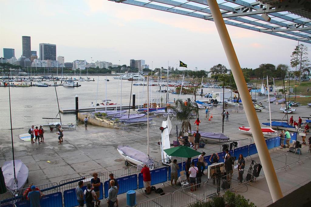 Olympic harbour Marina da Gloria, Rio de Janerio in the early evening after the squall passed. - photo © Richard Gladwell www.photosport.co.nz