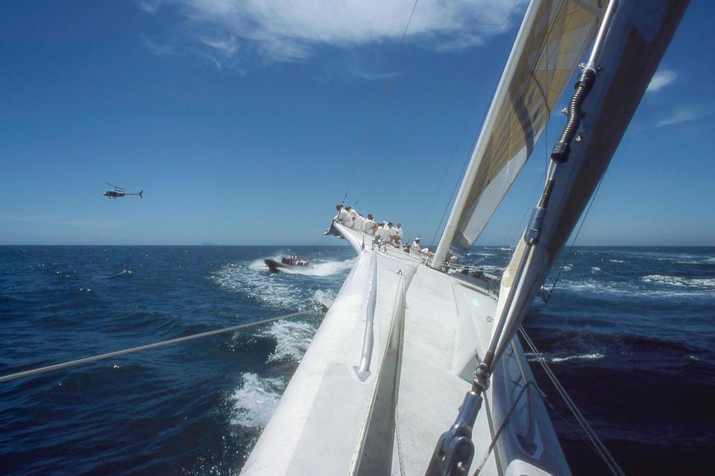 The 1988 America's Cup - on board the Big-Boat. - photo © Bob Grieser/Outside Images www.outsideimages.com