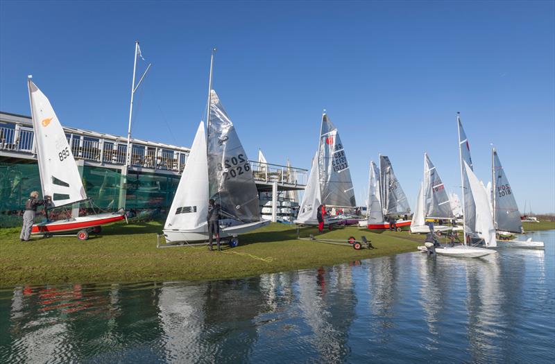 Launching on Saturday during the 2025 Notts County Cooler photo copyright David Eberlin taken at Notts County Sailing Club and featuring the Scorpion class