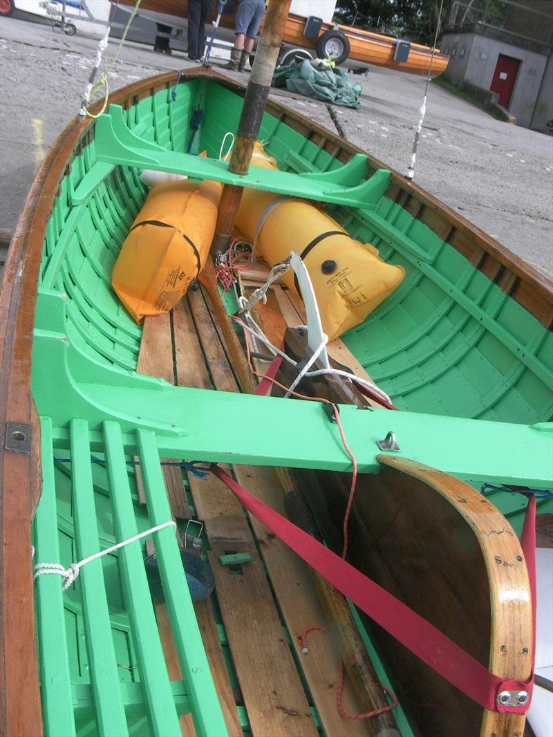 Kiwi taking a well-earned rest after 95 years of racing photo copyright Vincent Delany taken at Lough Ree Yacht Club and featuring the Shannon One Design class