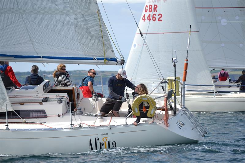 Sigma 33 South West Championship at St. Mawes photo copyright Graham Pinkney taken at St. Mawes Sailing Club and featuring the Sigma 33 class