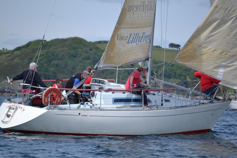 Sigma 33 South West Championship at St. Mawes photo copyright Graham Pinkney taken at St. Mawes Sailing Club and featuring the Sigma 33 class