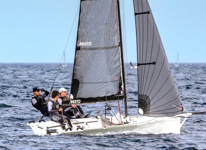 Musto (Spencer Mackay, Jack Farren-Price, Ben McKay) - photo © SailMedia