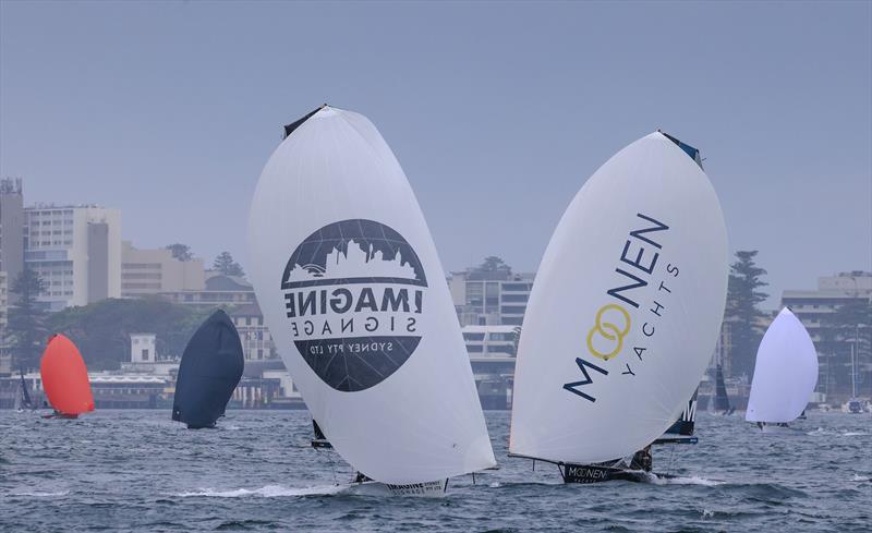 Moonen Yachts 3rd overall - 2024 16ft Skiff NSW State Championships photo copyright SailMedia taken at  and featuring the 16ft Skiff class