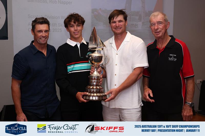 2025 Australian 13ft and 16ft Skiff Championships photo copyright Promocean Media taken at Maryborough Sailing Club and featuring the 16ft Skiff class