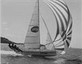 Jim Mackay built the 18ft skiff Travelodge for Kim and Terry McDell which won the 1974 JJ Giltinan Trophy in Aucland © Mackay Family archives