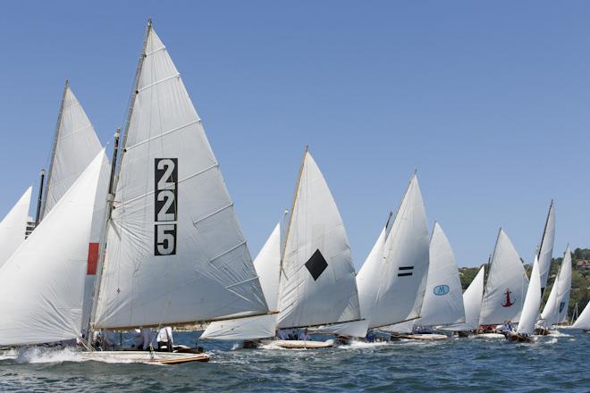 Racing starts on day 3 at the Historical 18ft Skiff Australian Championship - photo © Andrea Francolini