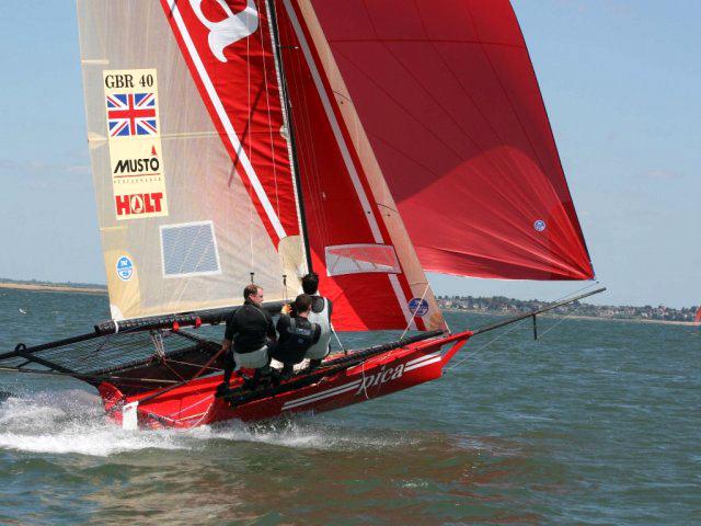 UK 18ft Skiff Grand Prix at Stone photo copyright www.uk18footer.org taken at Stone Sailing Club and featuring the 18ft Skiff class