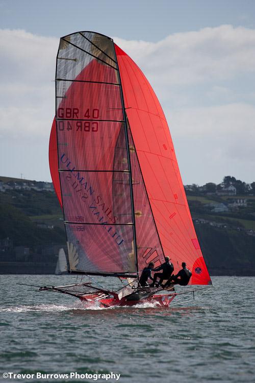 18ft Skiff UK nationals at Plymouth photo copyright Trevor Burrows / www.trevorburrowsphoto.com taken at  and featuring the 18ft Skiff class