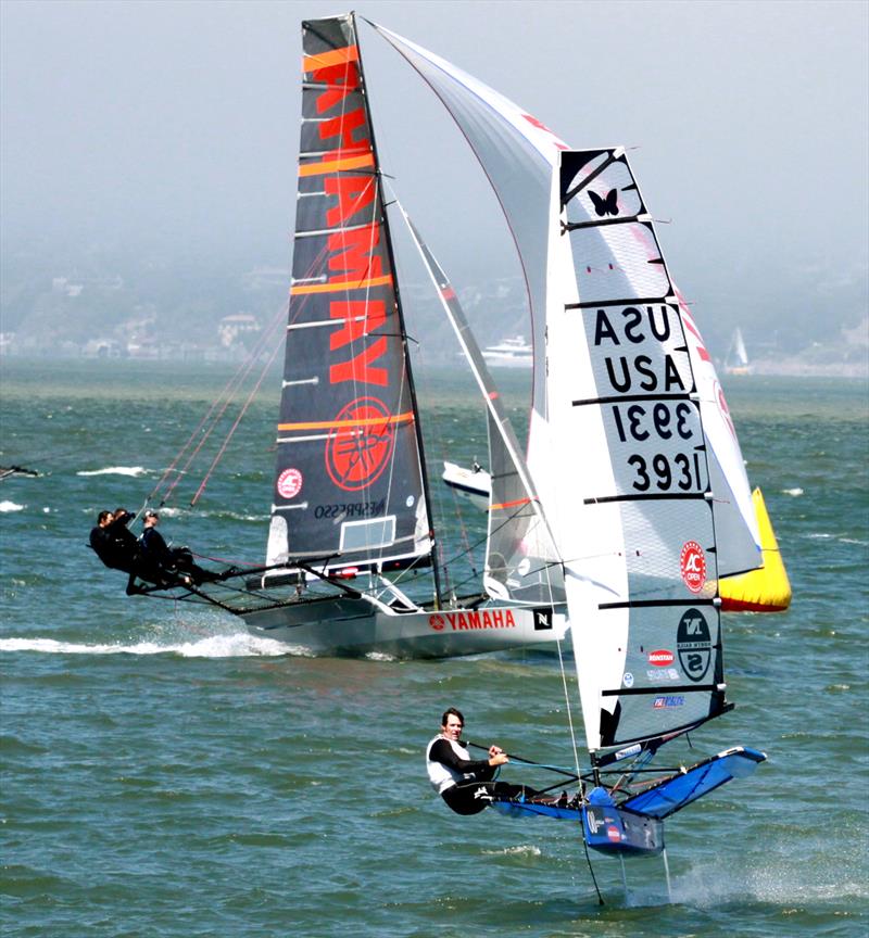 18ft Skiff Mark Foy Trophy in San Francisco day 2 photo copyright Rich Roberts taken at St. Francis Yacht Club and featuring the 18ft Skiff class