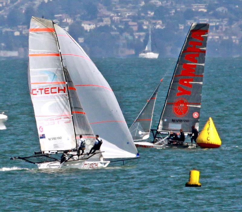 18ft Skiff Mark Foy Trophy in San Francisco day 5 photo copyright Rich Roberts taken at St. Francis Yacht Club and featuring the 18ft Skiff class