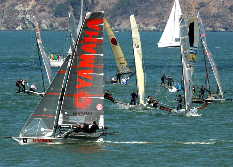 18ft Skiff Mark Foy Trophy in San Francisco day 5 photo copyright Rich Roberts taken at St. Francis Yacht Club and featuring the 18ft Skiff class