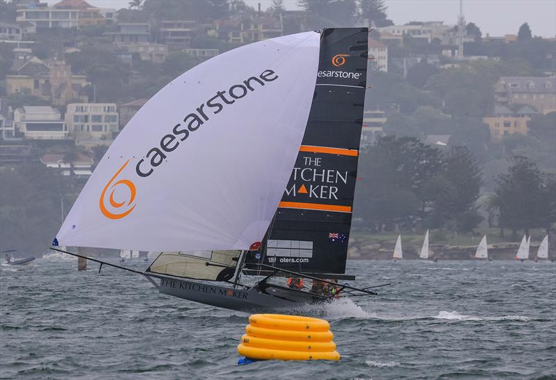 The Kitchen Maker took out Race 3 on handicap to win the Sid Barnett Jr Trophy - 2024 18ft Skiff NSW Championship photo copyright SailMedia taken at Australian 18 Footers League and featuring the 18ft Skiff class