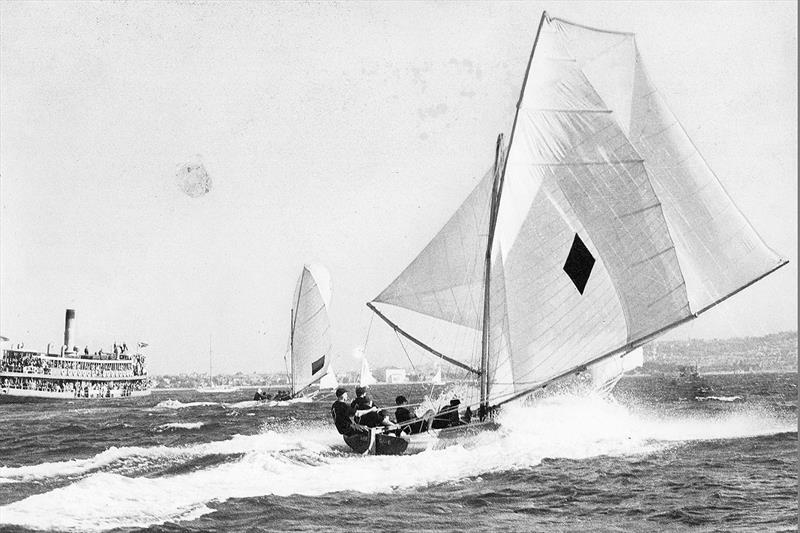 Aberdare, the boat which led to the formation of the League in the 1930s photo copyright Archive taken at Australian 18 Footers League and featuring the 18ft Skiff class