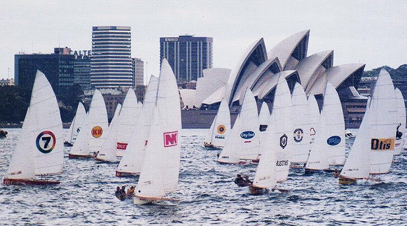 Selection Race in 1976 photo copyright Frank Quealey taken at Australian 18 Footers League and featuring the 18ft Skiff class