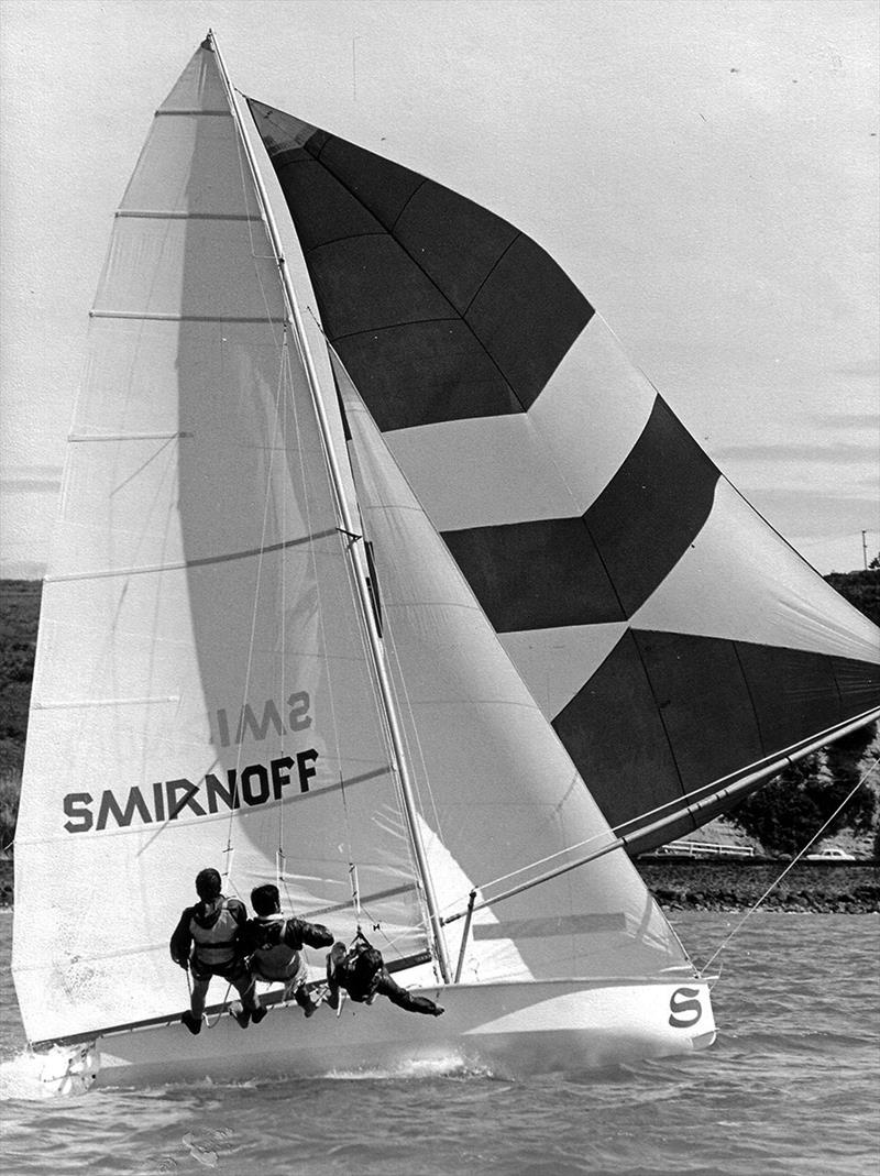 Smirnoff, the1972 champion - JJ Giltinan 18ft Skiff Championship photo copyright Archive taken at Australian 18 Footers League and featuring the 18ft Skiff class