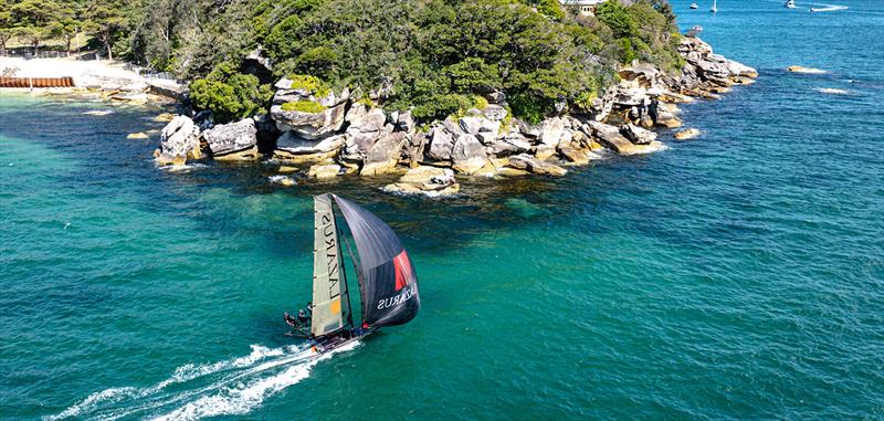 Lazarus Capital Partners has had some big moments so far this season photo copyright SailMedia taken at Australian 18 Footers League and featuring the 18ft Skiff class