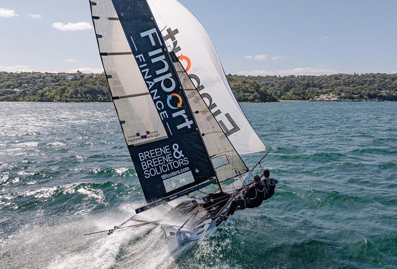 Finport Finance photo copyright SailMedia taken at Australian 18 Footers League and featuring the 18ft Skiff class