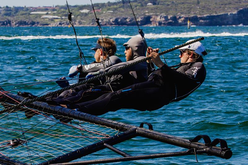 Winnings 2025 JJ Giltinan 18ft Skiff Championship Race 7 photo copyright SailMedia taken at Australian 18 Footers League and featuring the 18ft Skiff class