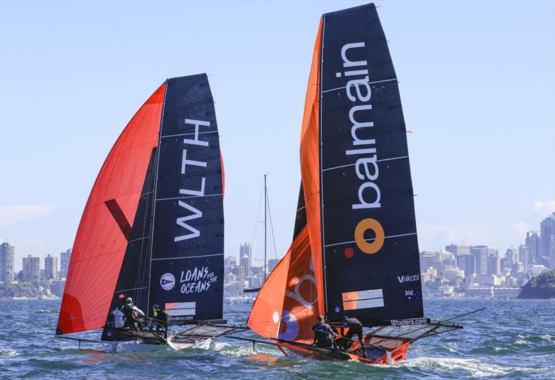 Winnings 2025 JJ Giltinan 18ft Skiff Championship Race 7 photo copyright SailMedia taken at Australian 18 Footers League and featuring the 18ft Skiff class