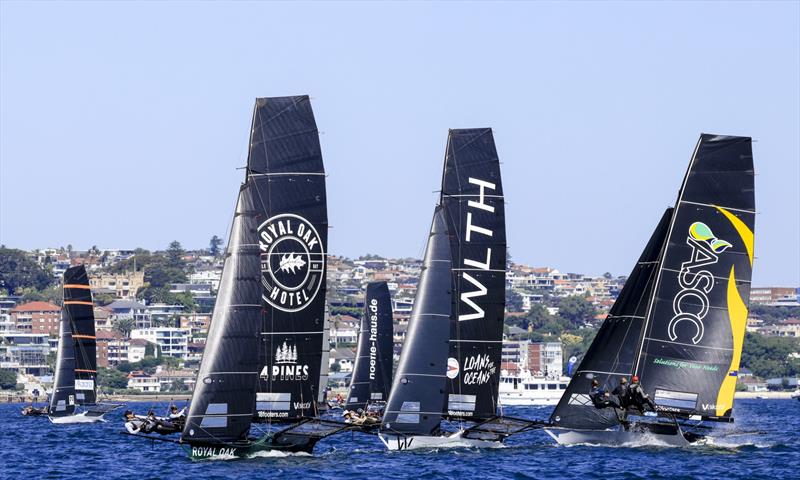 Winnings 2025 JJ Giltinan 18ft Skiff Championship Race 7 photo copyright SailMedia taken at Australian 18 Footers League and featuring the 18ft Skiff class