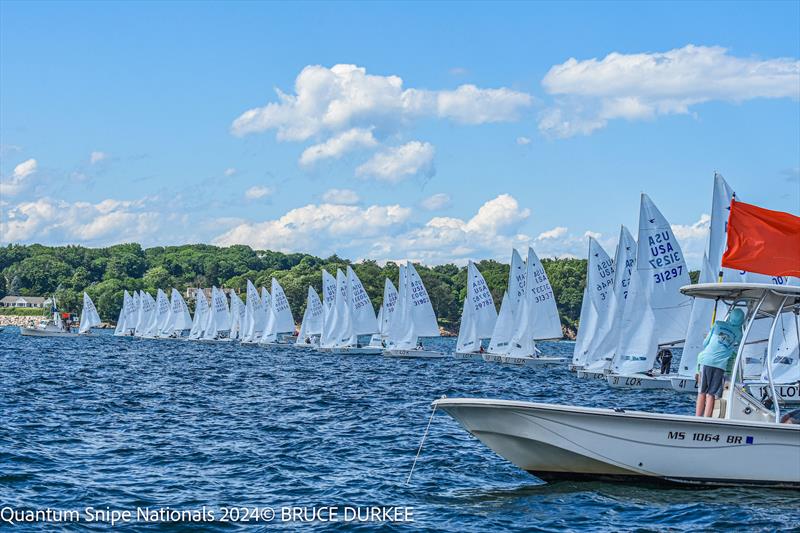 Quantum Snipe U.S. National Championship 2024 at Jubilee Yacht Club photo copyright Bruce Durkee taken at Jubilee Yacht Club and featuring the Snipe class