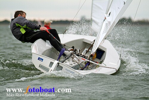 Action from the Solo End of Season Championship at Draycote photo copyright Mike Shaw / www.fotoboat.com taken at Draycote Water Sailing Club and featuring the Solo class