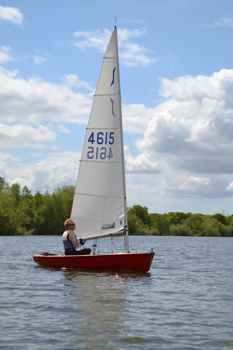 Howard Frear wins the Sutton Bingham Solo open photo copyright Lauren Neal taken at Sutton Bingham Sailing Club and featuring the Solo class